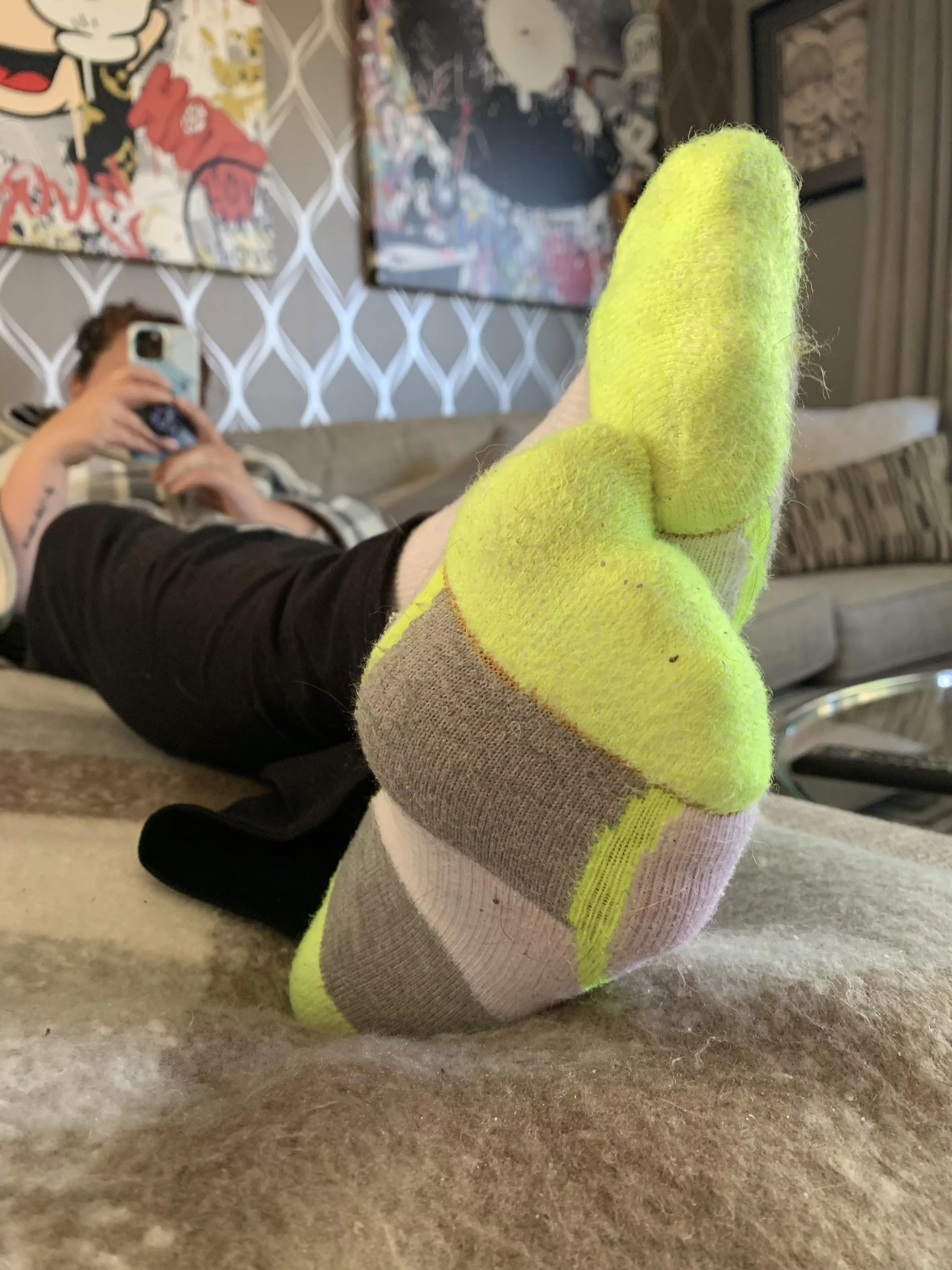 [Selling] Sniffing my amazing worn socks would be the highlight of your evening 😏💕
