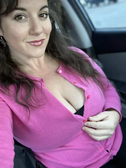 Should I be naughty and leave this unbuttoned