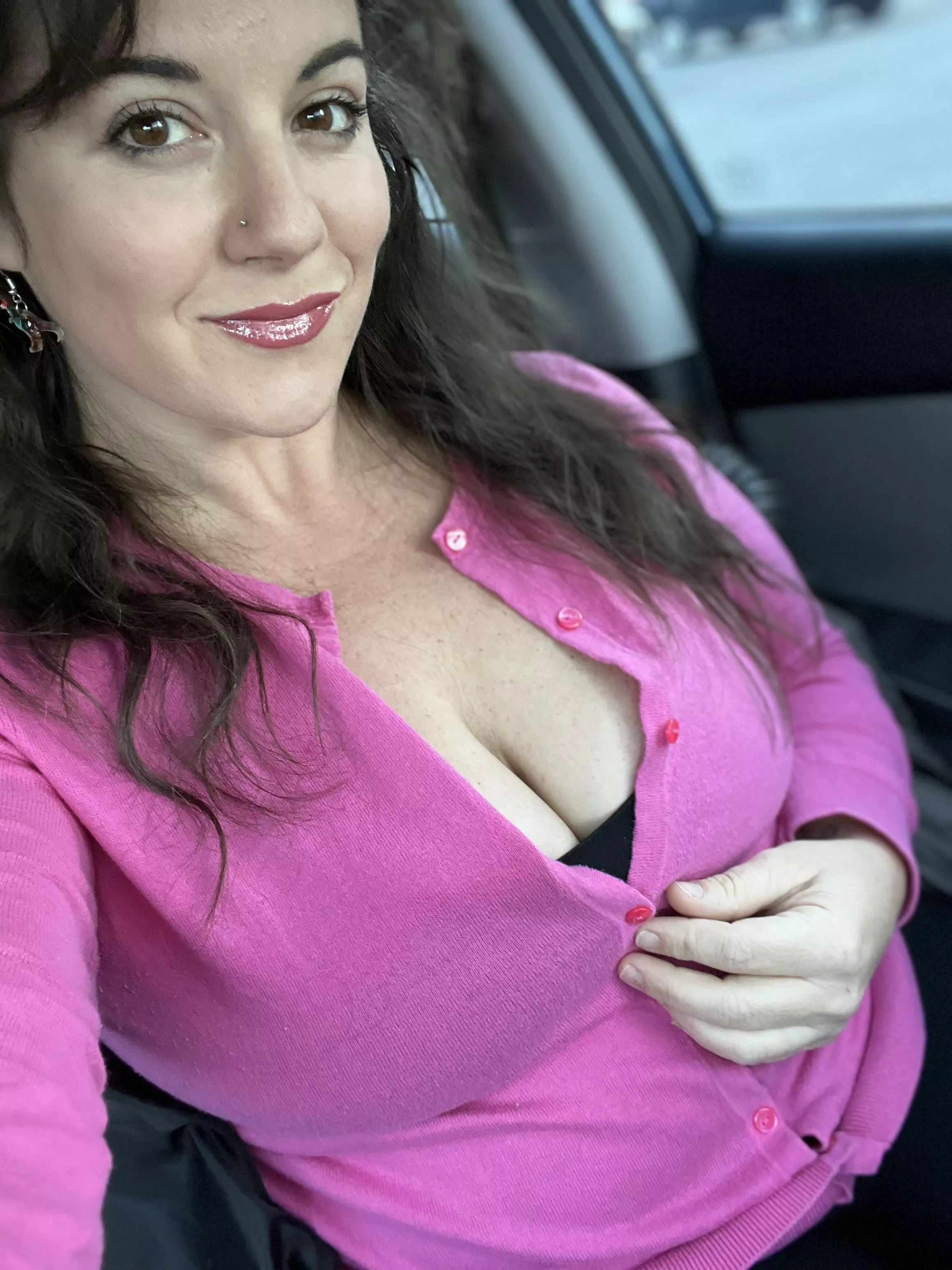 Should I be naughty and leave this unbuttoned