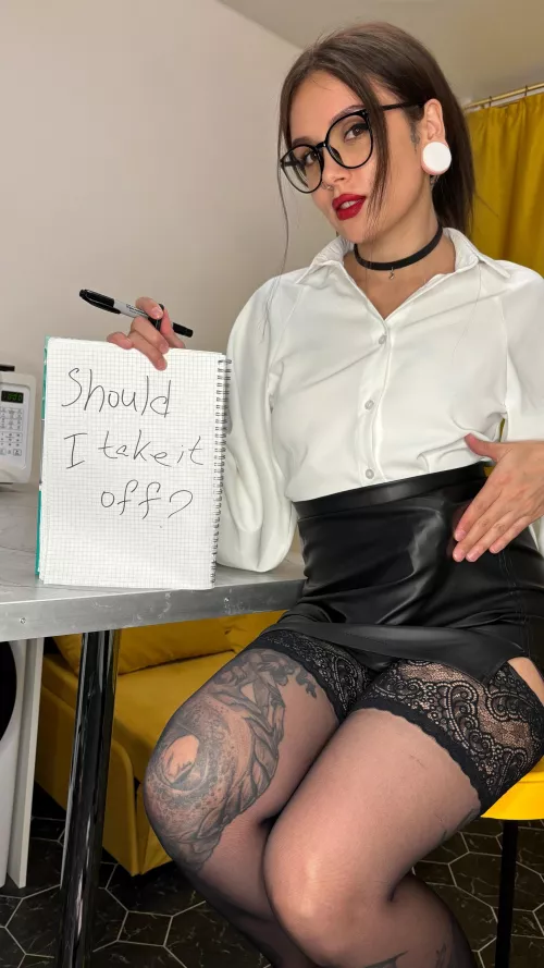 Should I take it off?