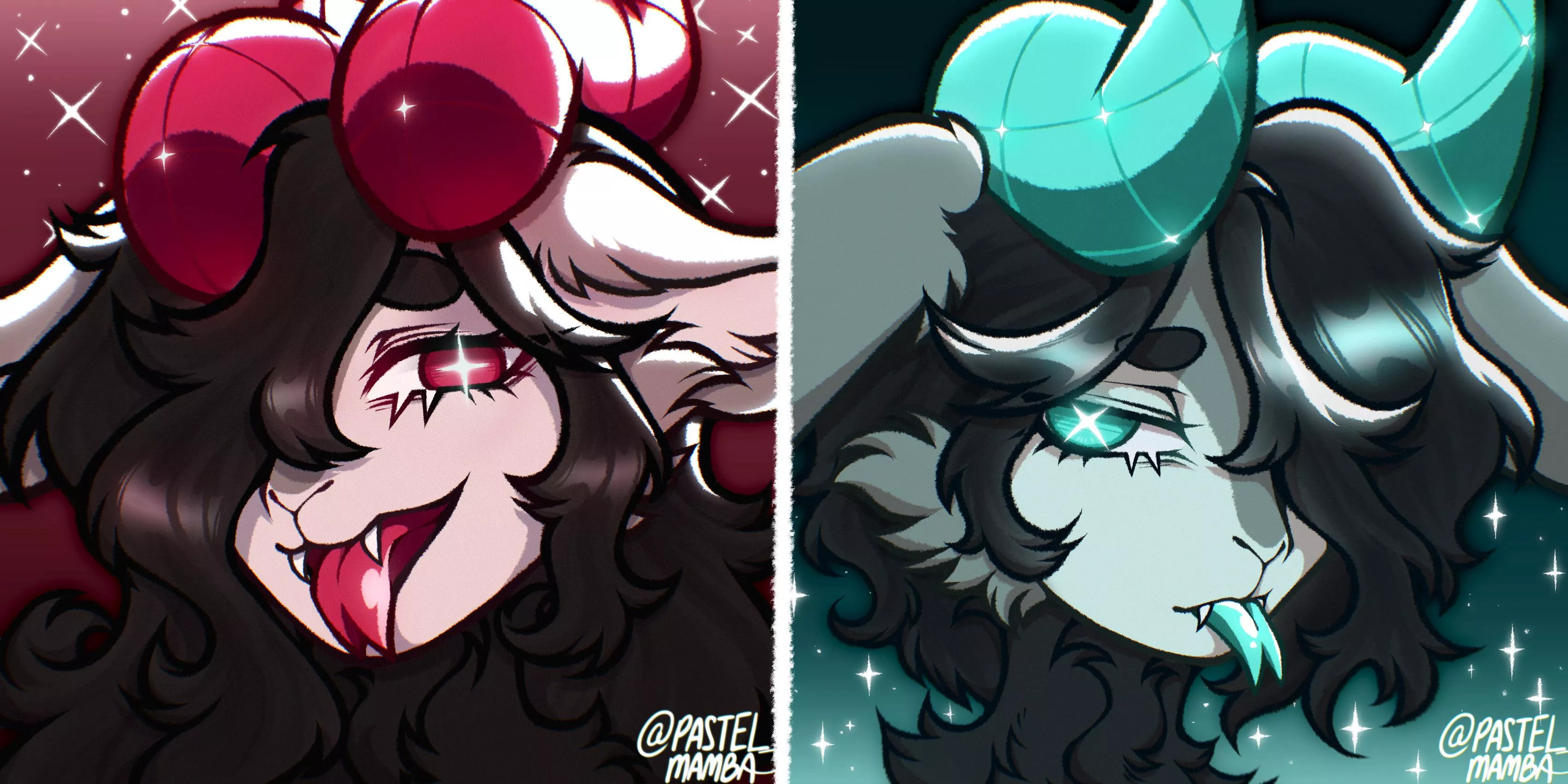 The two forms of my sona! Which one is your favourite?