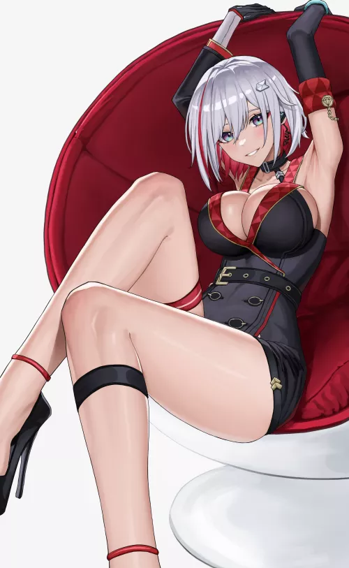 Topaz on a chair (khione) [Honkai Star Rail]