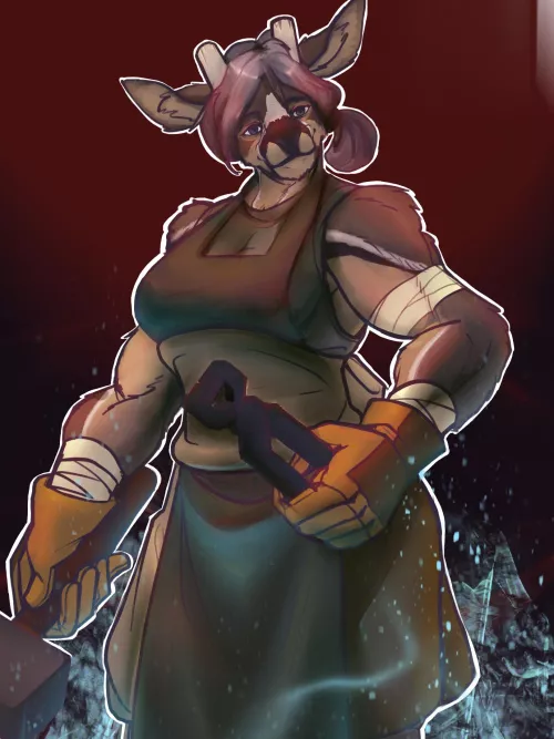 Transgendeer blacksmith