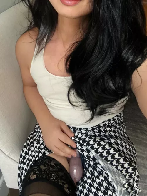 we’re on a date in public and i lift up my skirt like this, what do you think?