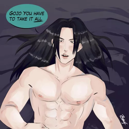 What is Gojo doing? 🤨 [Art by me] ~JJK