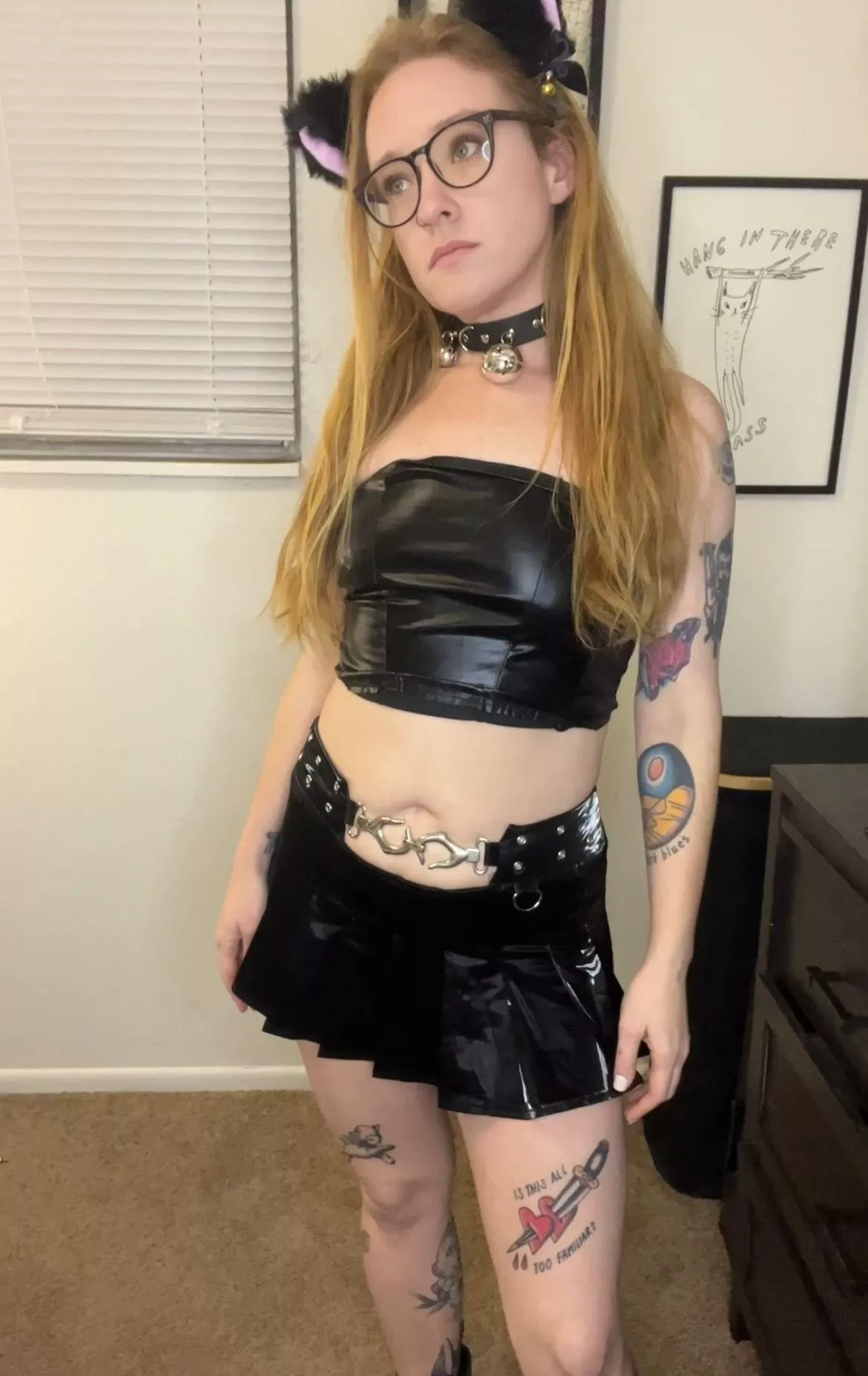 What is this catgirl thinking about?