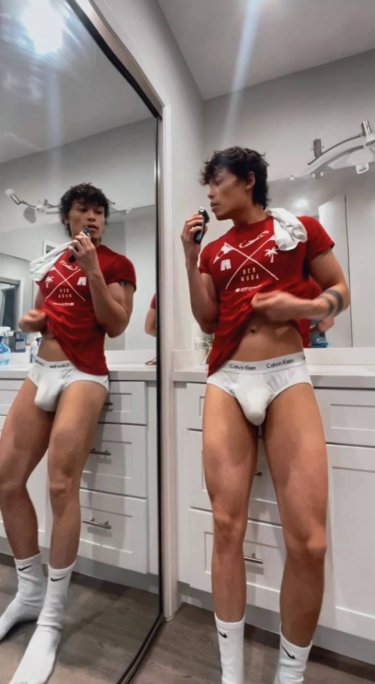 Who would like to help me trim my facial hair?