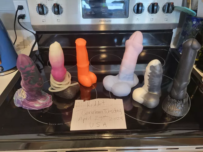 6 dildos all medium firmness $60/ea