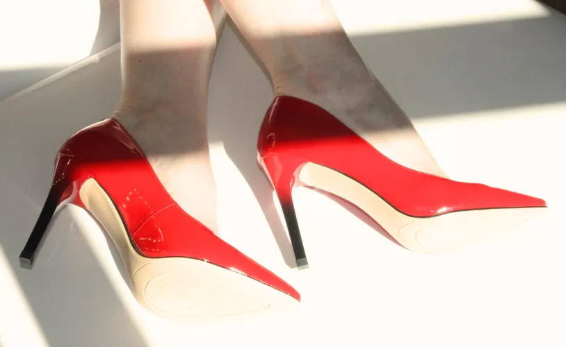 A bright sunny day is adorned with a pair of amazing heels