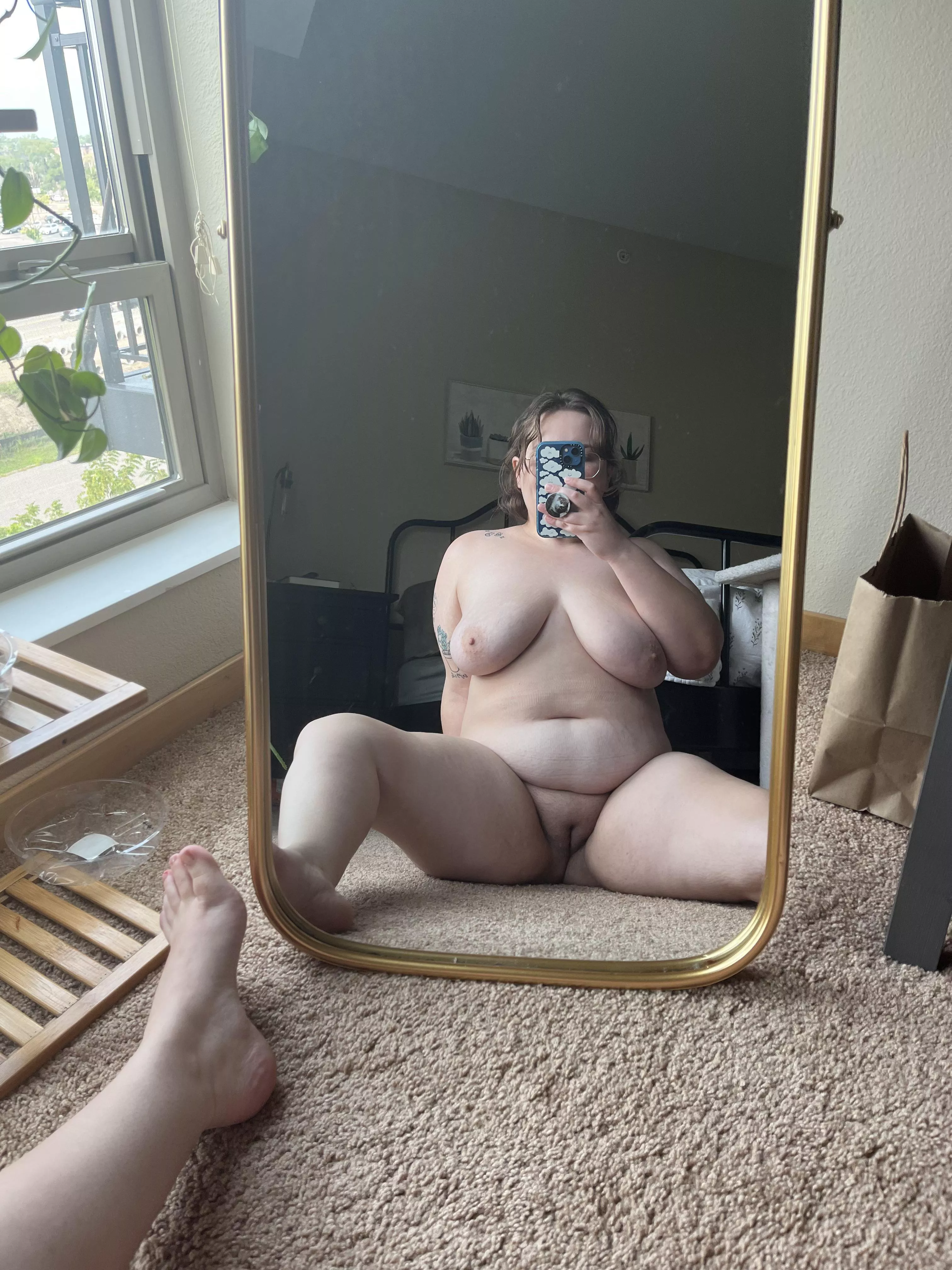 Am I naughty for showing off my chubby pussy?