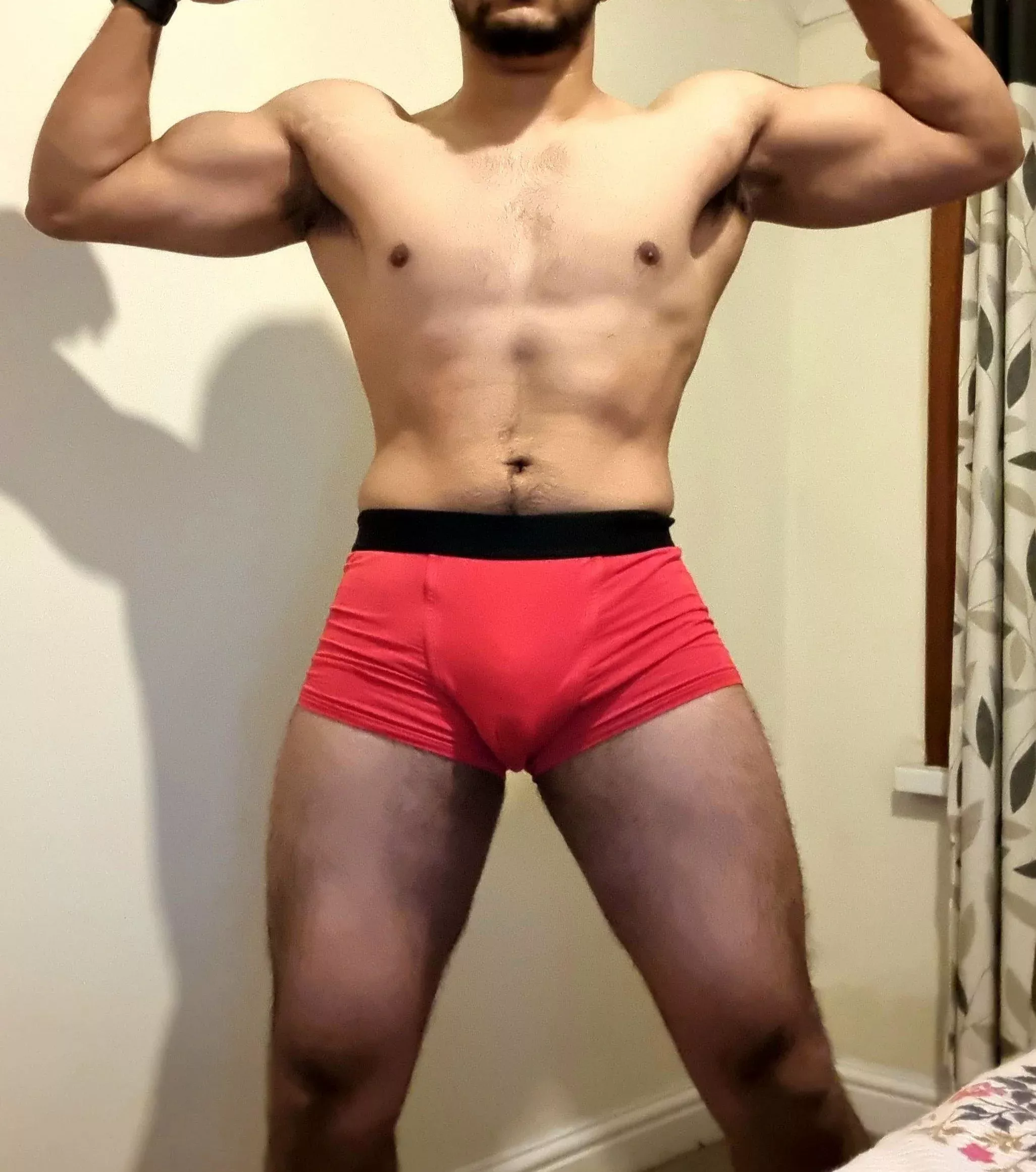 Are you a good boy?? Get on your knees and pull my boxers down with your teeth.