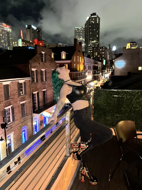 Baddie in flame boots