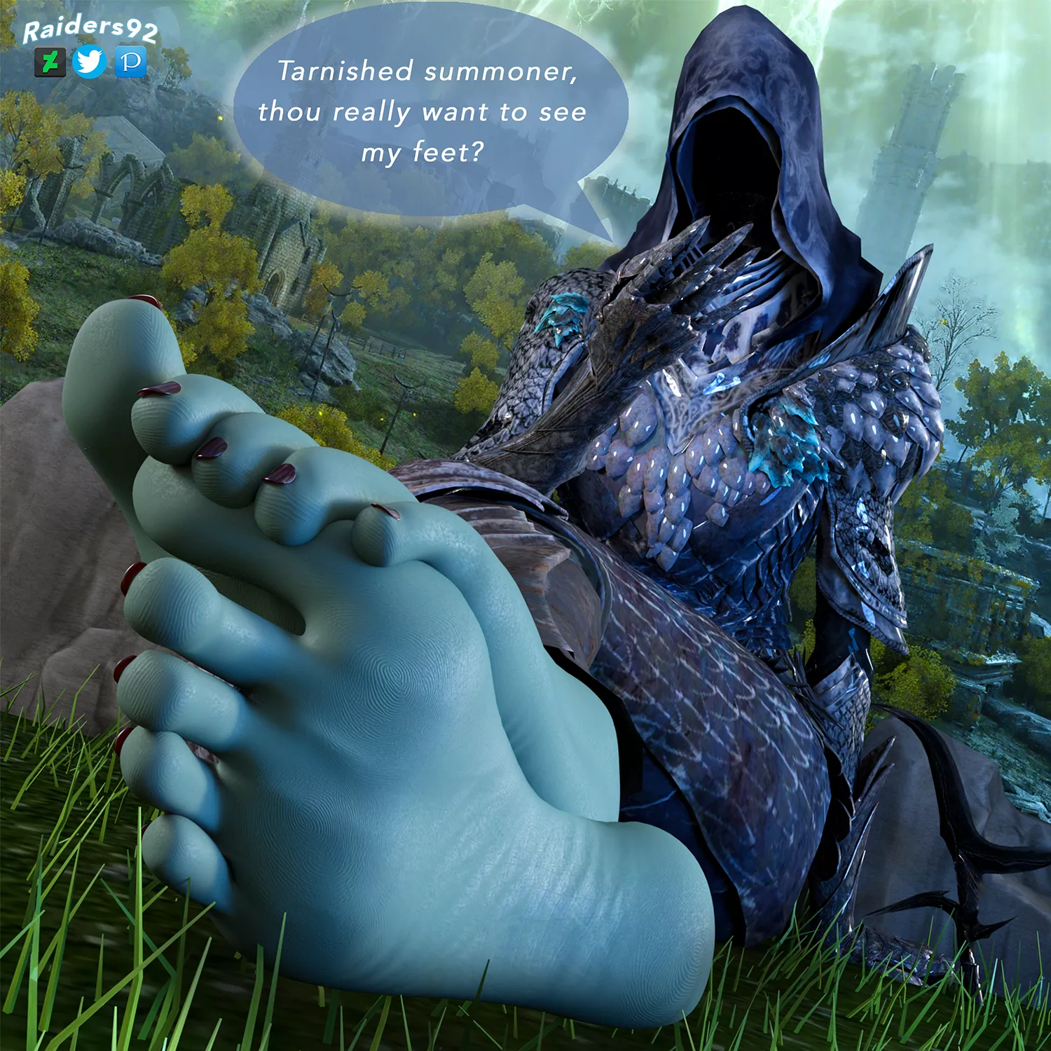 Black Knife Tiche (Elden Ring) [Artist: Raiders92]