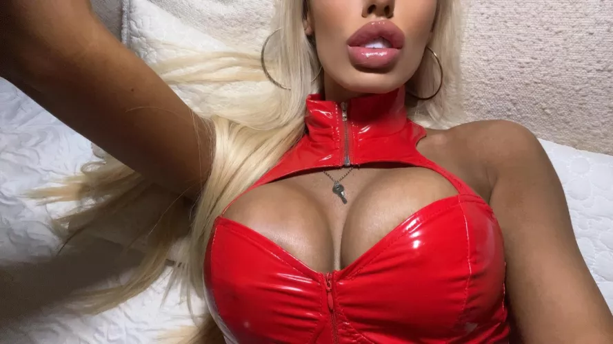 Blonde and naughty...