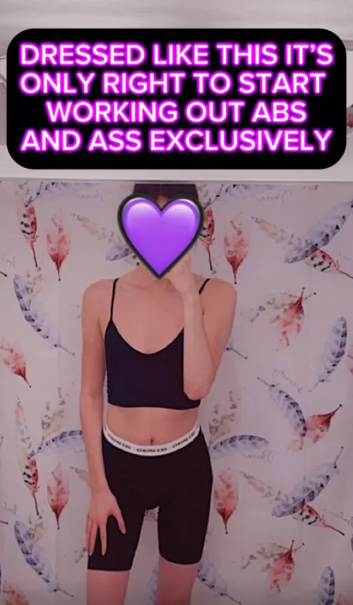 🥰 Cute lil workout fit I tried!Is the caption right though?