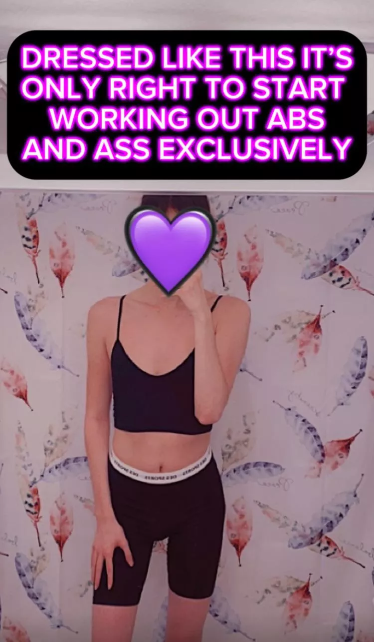 🥰 Cute lil workout fit I tried!Is the caption right though?