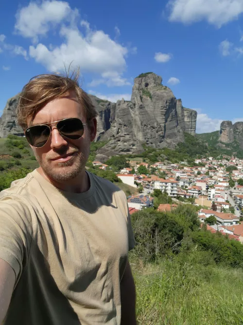 Having a nice walk with a nice scenery