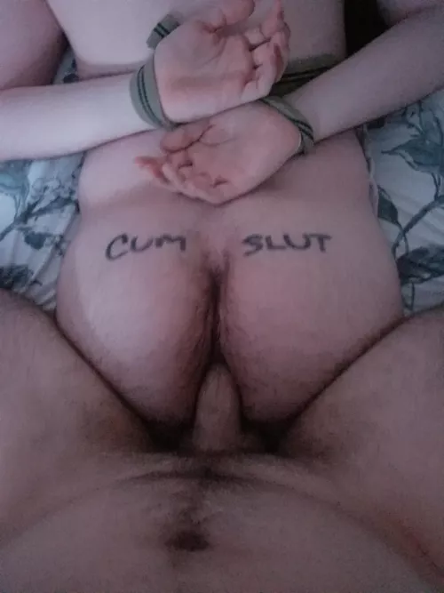 He lets me know what I am before he uses me