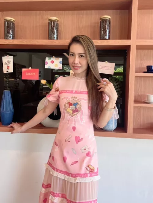 Here at the coffee shop