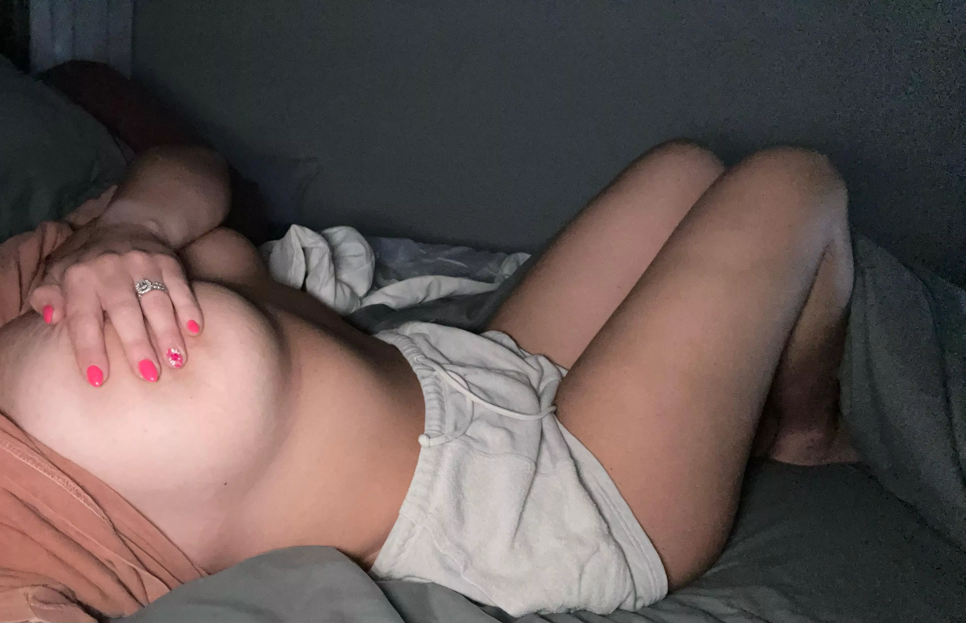 Husband just left, come get in bed with me