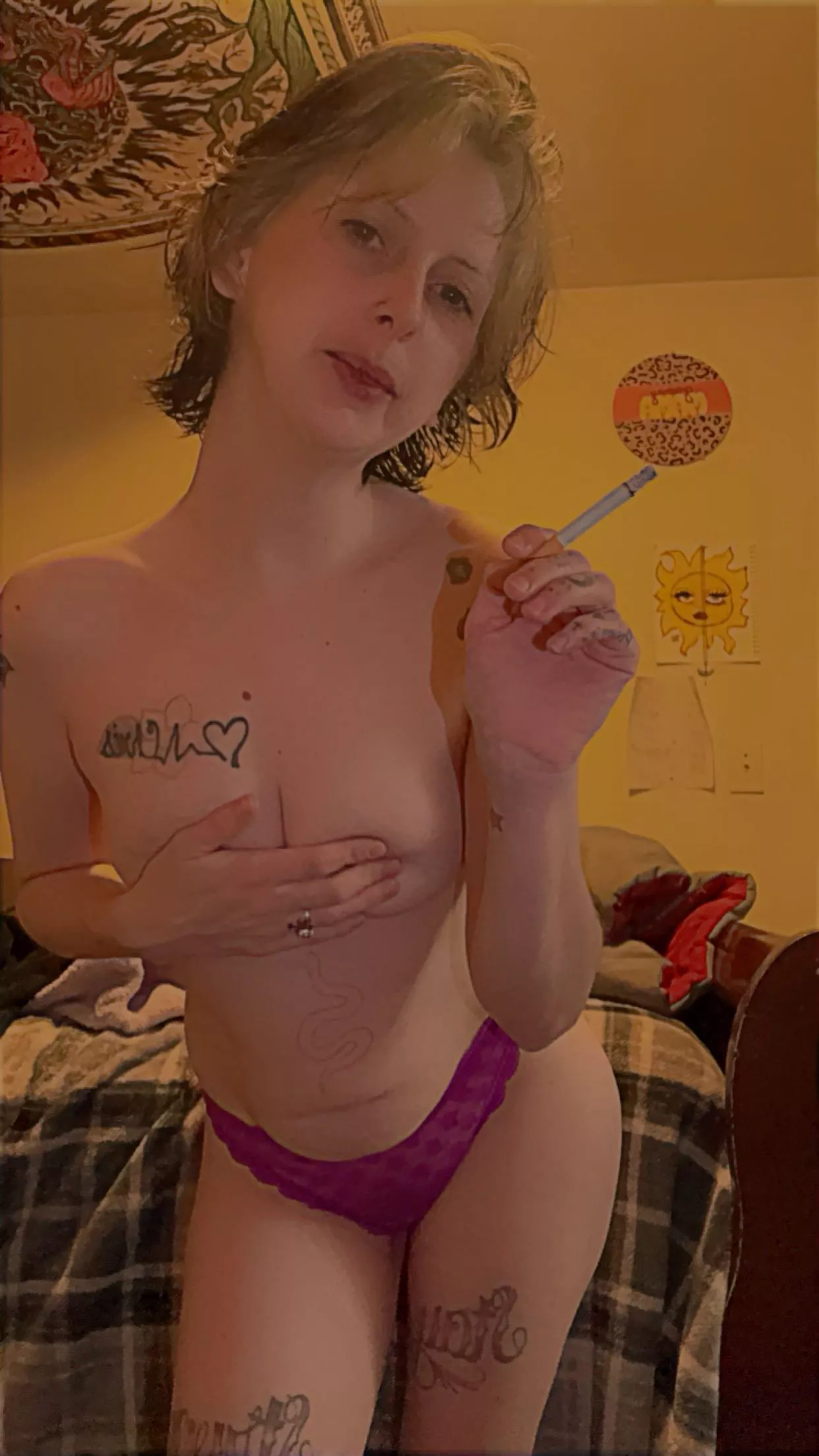 I bet you’d love to see more of me….maybe even play with me and smoke with me