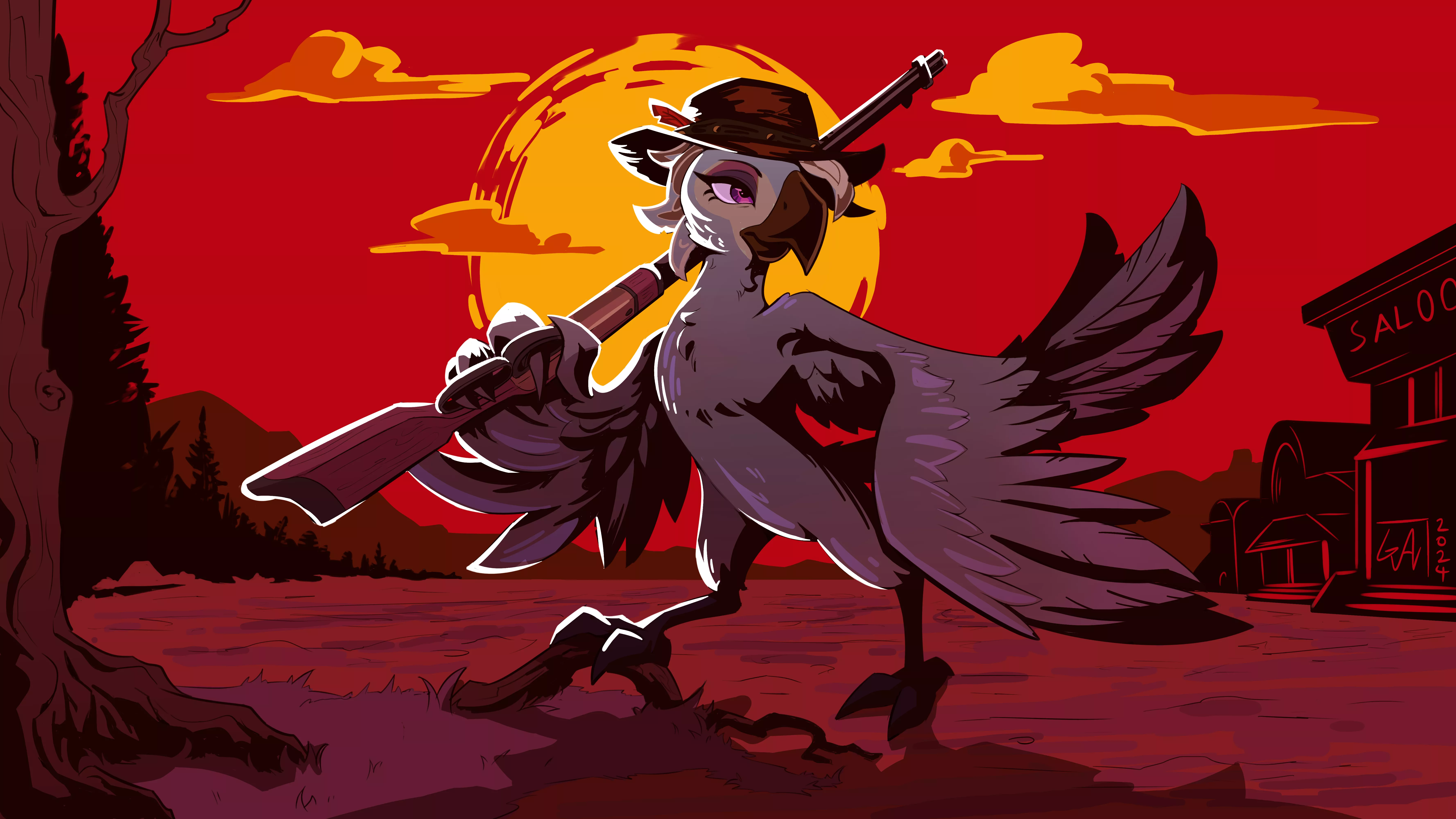 I got commissioned to do a red dead themed drawing a little while ago which was pretty cool :)