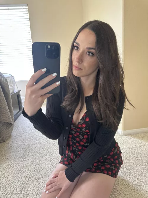 I love dressing up in a little sundress.