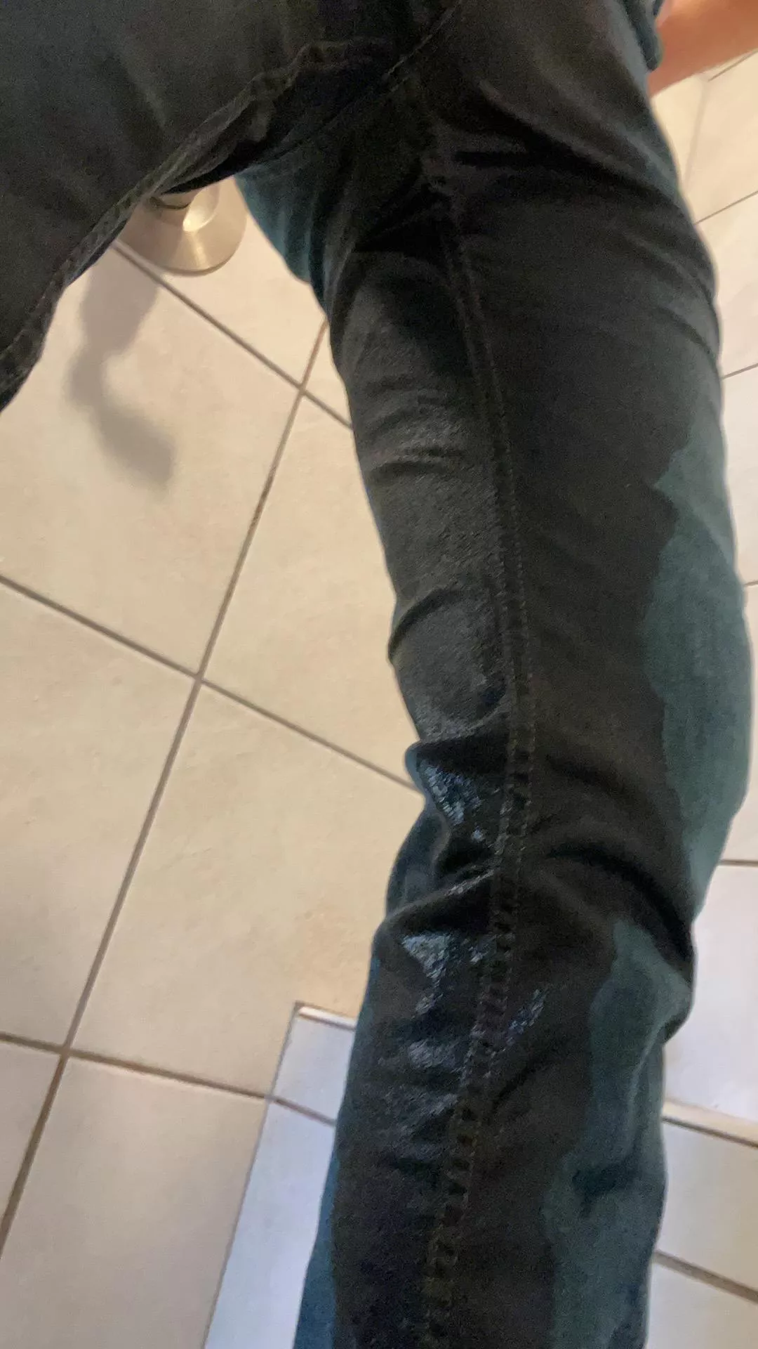 I love the feeling of tight wet clothes