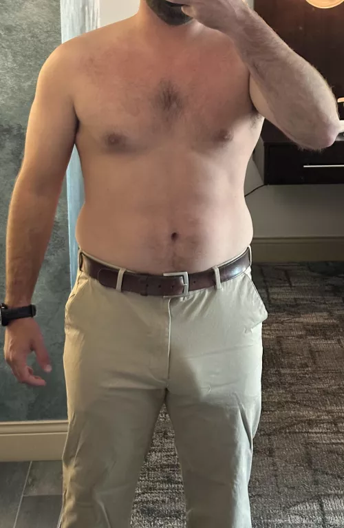 I should probably iron my pants