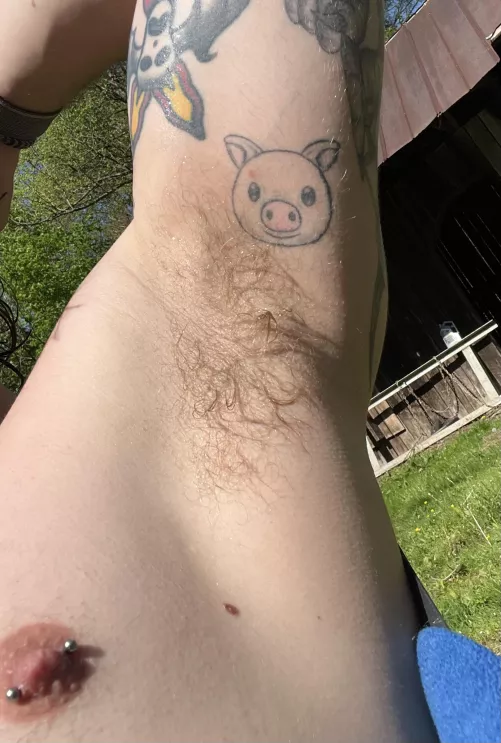 I smell great after yard work