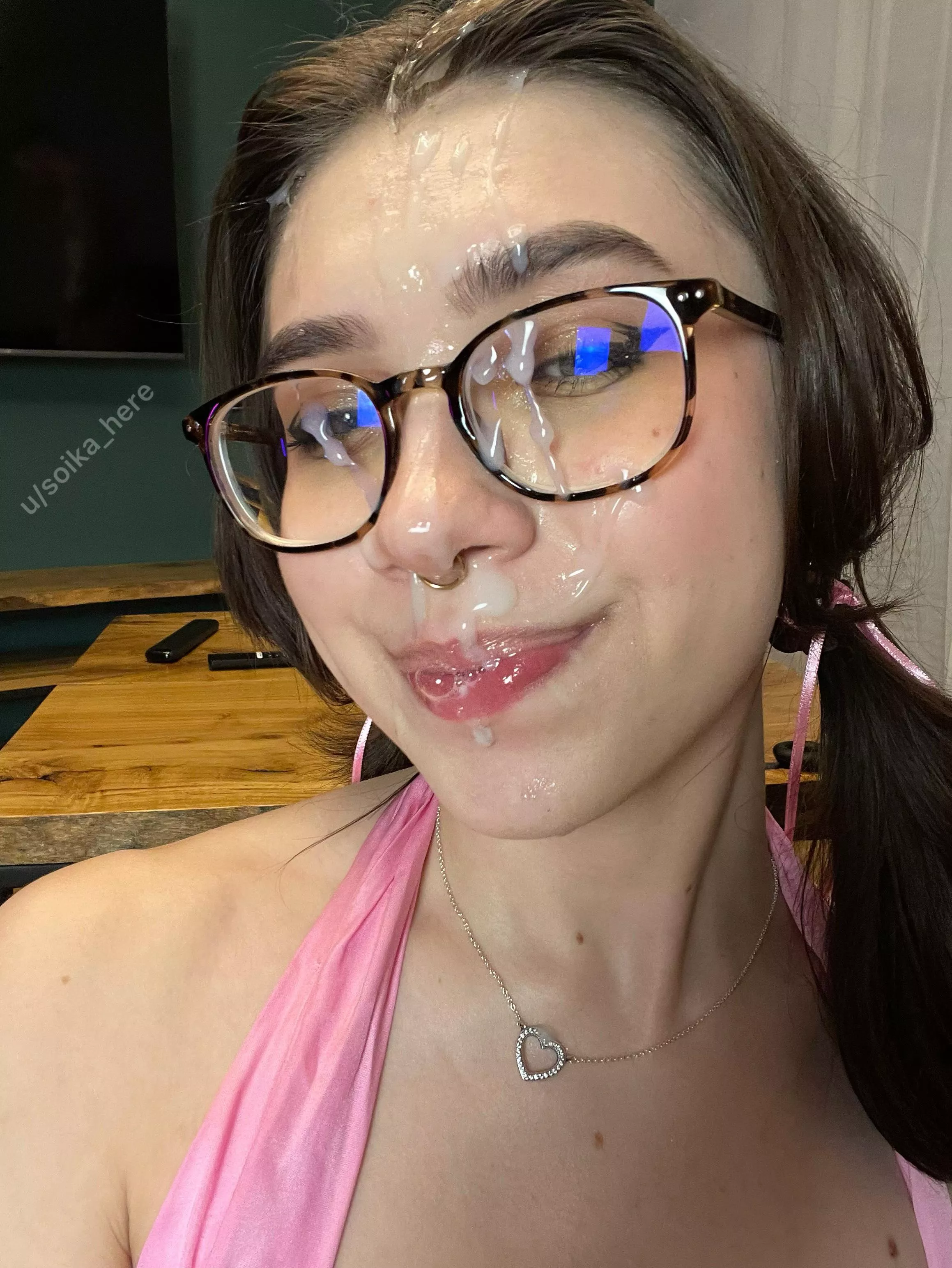 I so love to feel the clots of love on my face