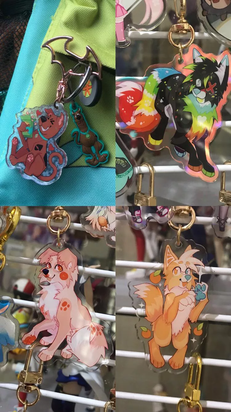 I’m considering opening acrylic charm commissions, how much should they be?