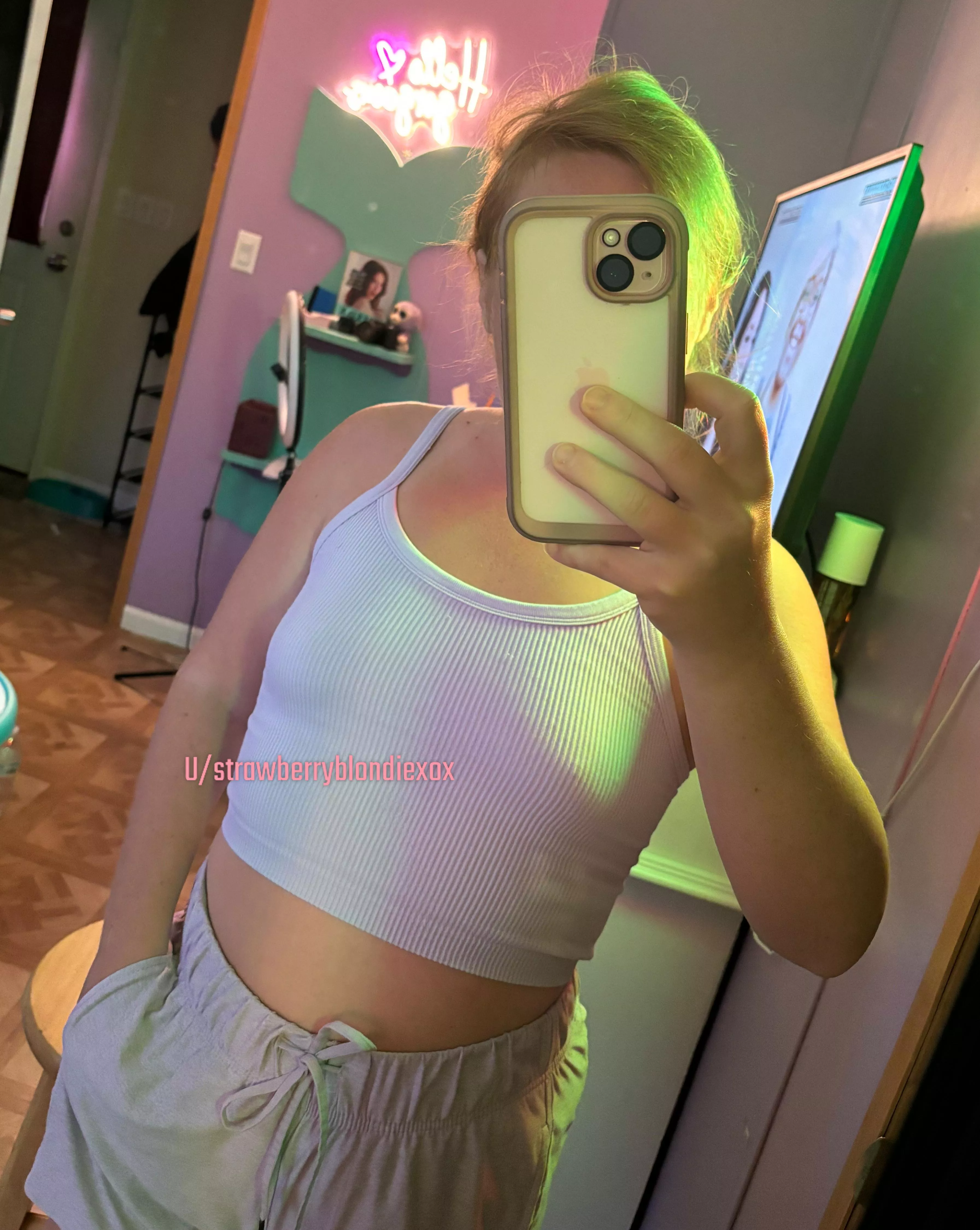 It’s purple themed braless Tuesday!