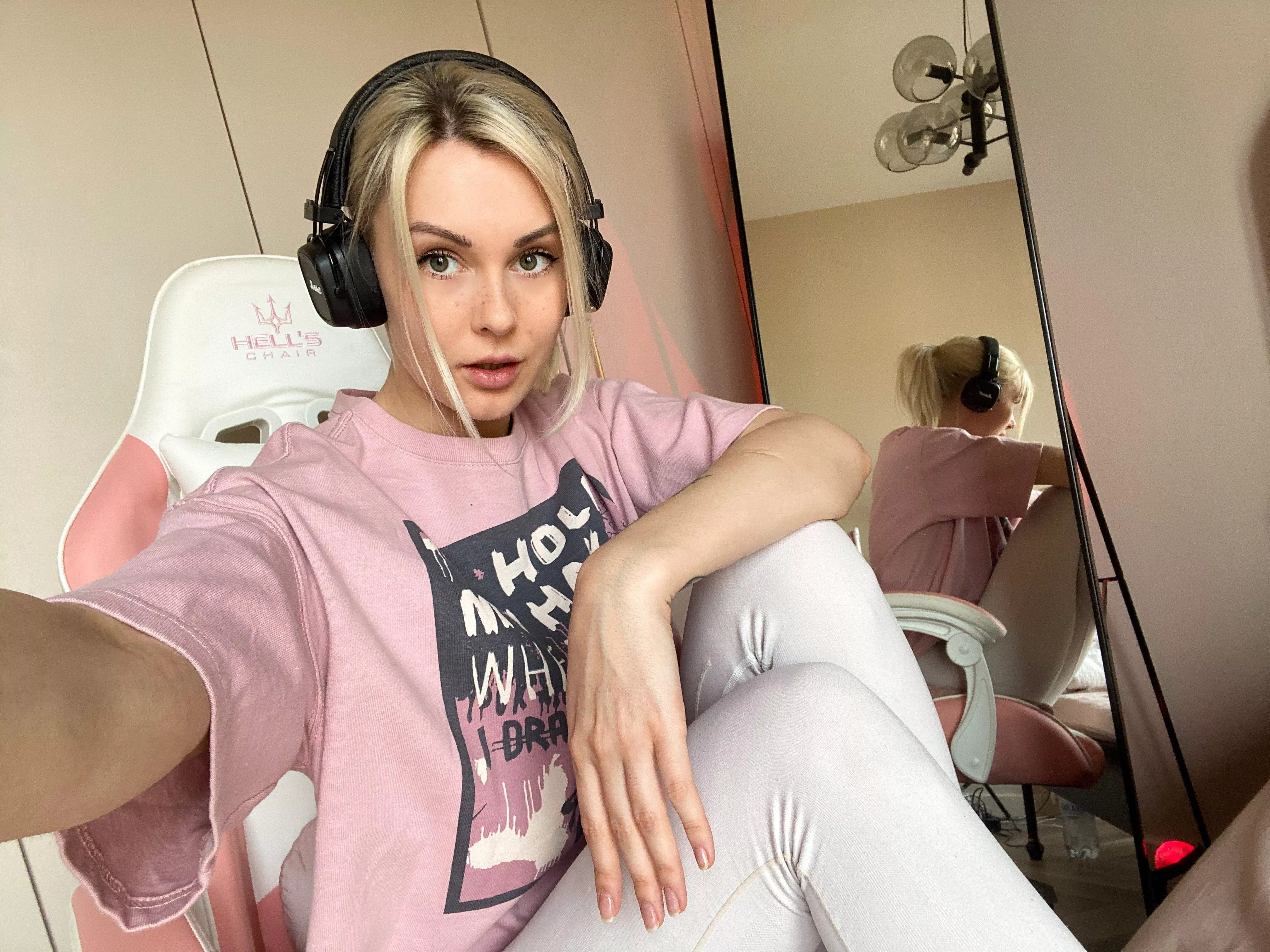 Just felt like hanging out naked this morning!