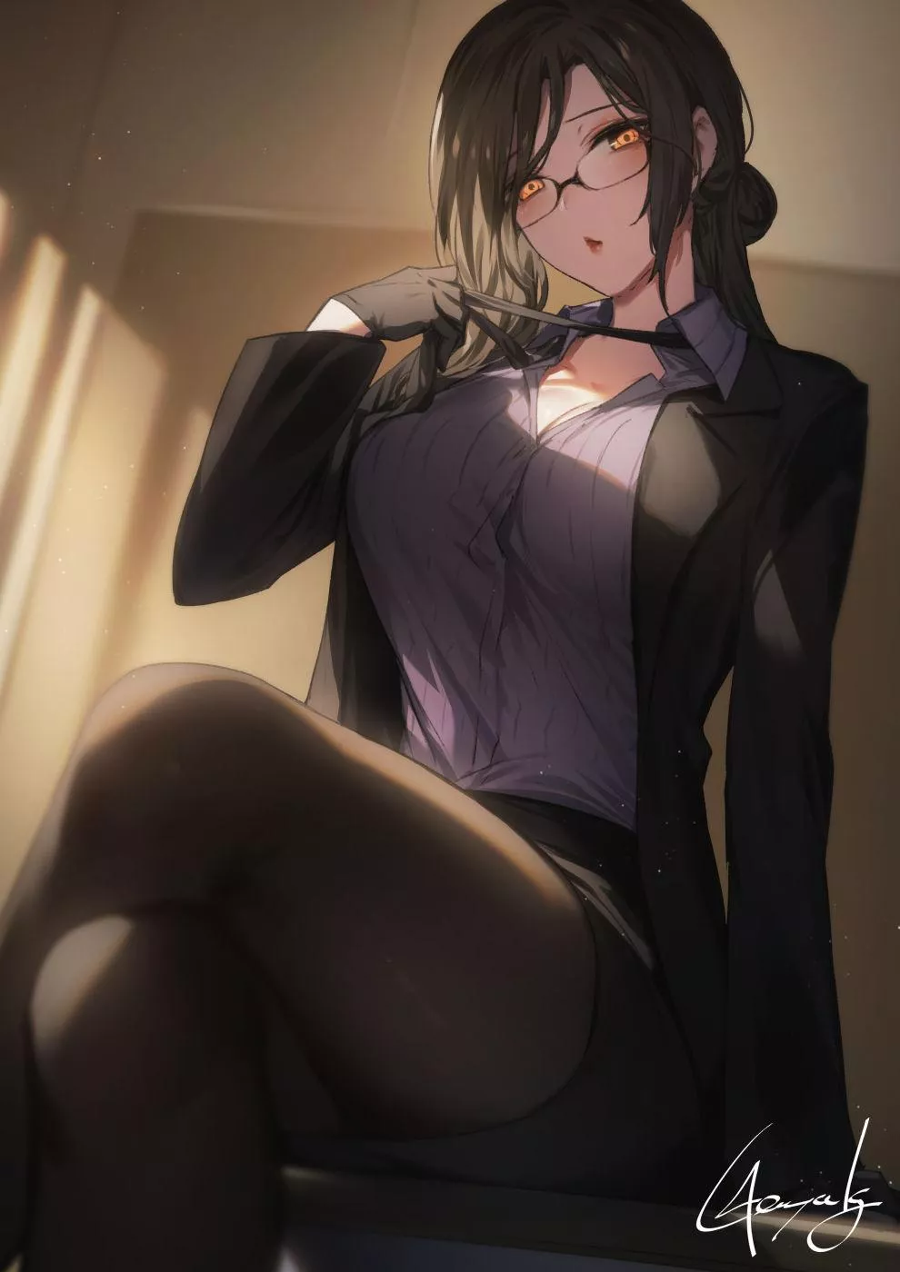 Legs Crossed [Artist's Original]