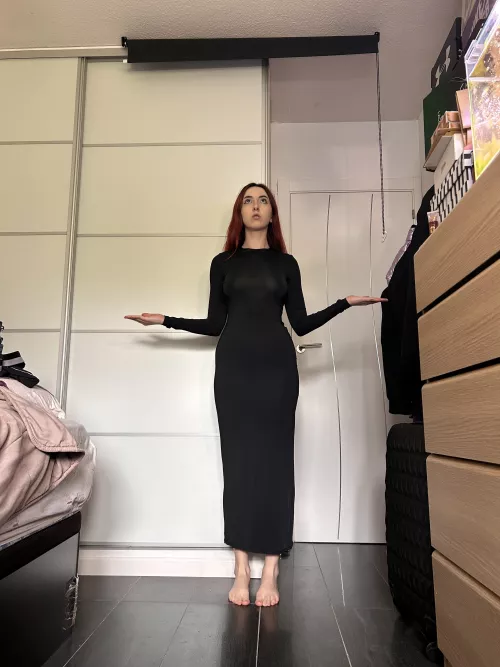 Love this goth tight dress 