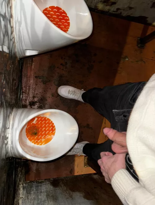 Meet me at the urinals?