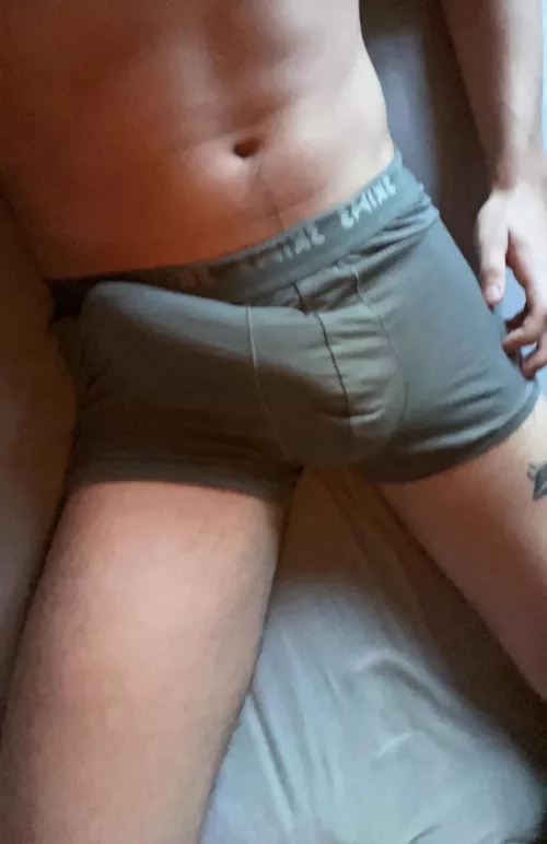 my underwear can barely hold my 18 year old cock, could you hold it instead