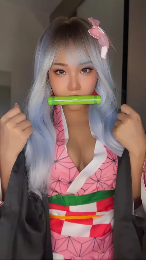 Nezuko from Demon Slayer by amino_kung