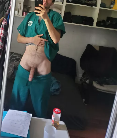 Rate my dick in scrubs 
