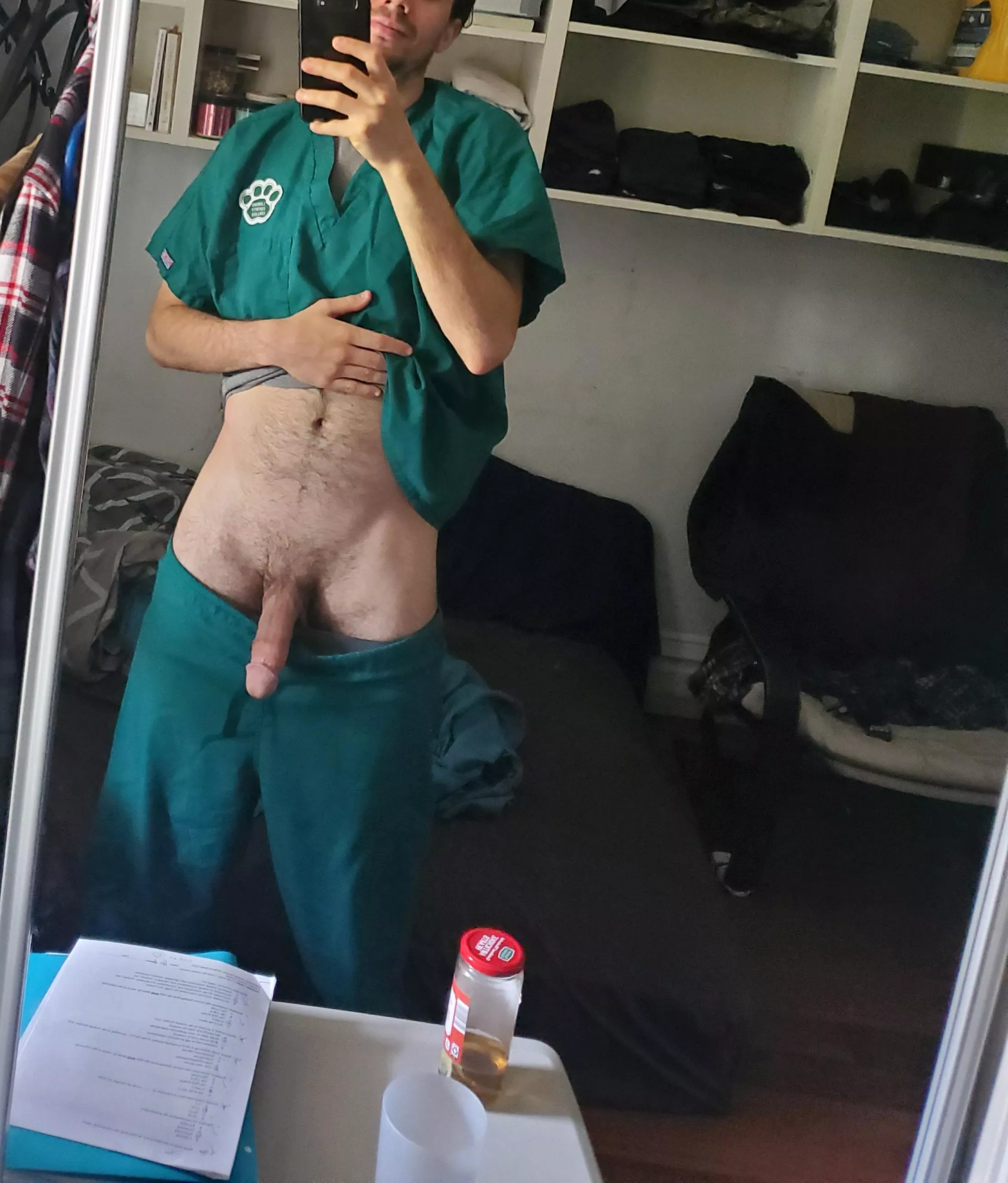 Rate my dick in scrubs 
