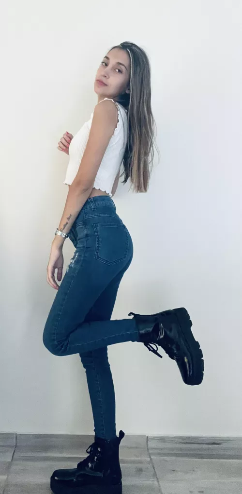 Ready to go to work with my new boots