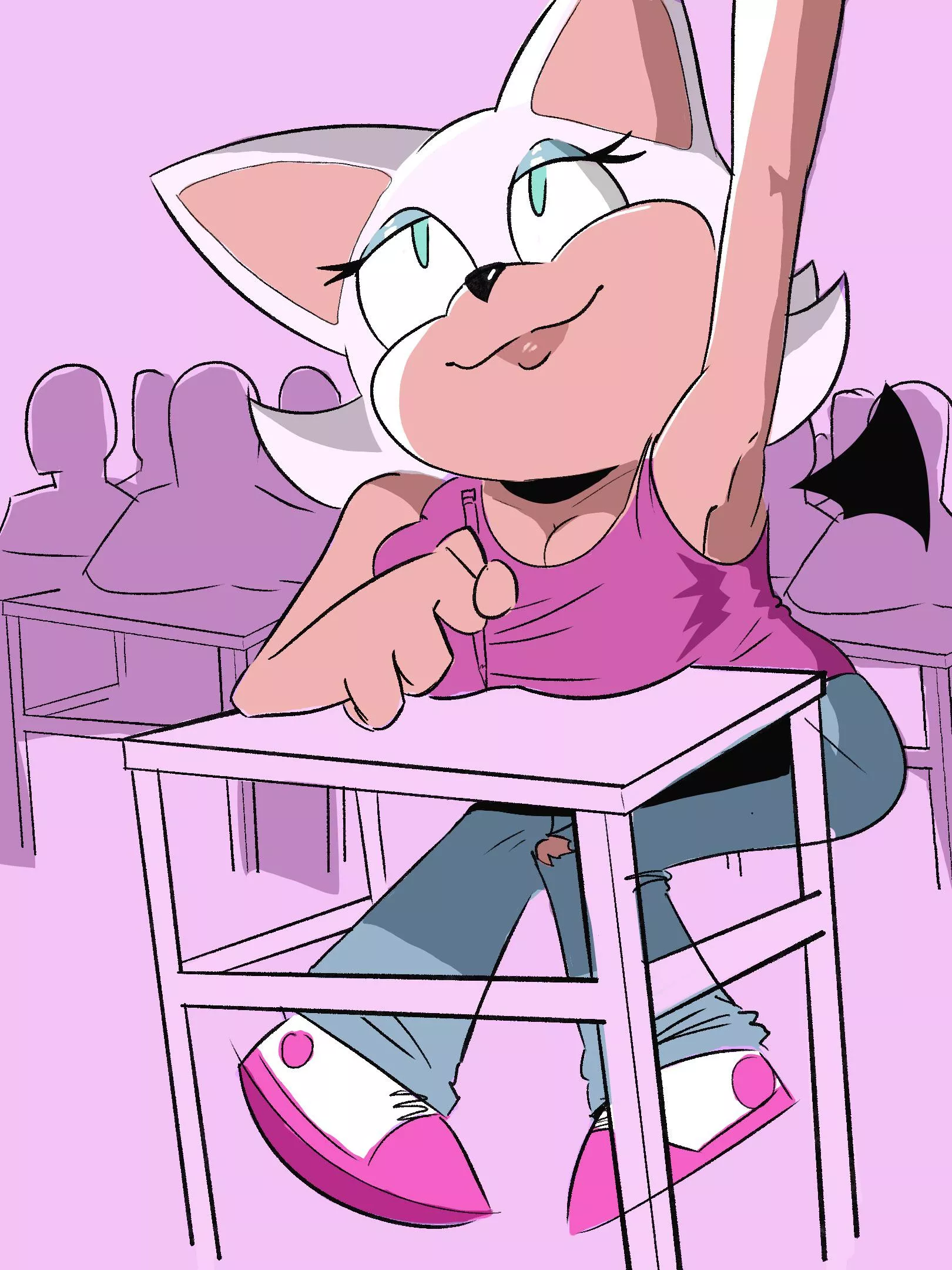 Rouge getting an education you pervs. By me