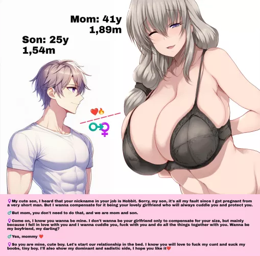 Tall mom will take care of you [Mother] [Femdom] [Tall girl] [Incest] [Mature] [Milf]