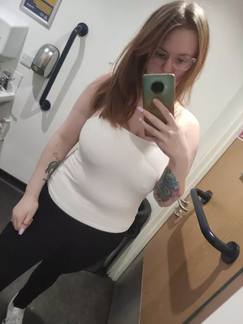 Thank god it's dark in the cinema, I may distract you from the movie otherwise 