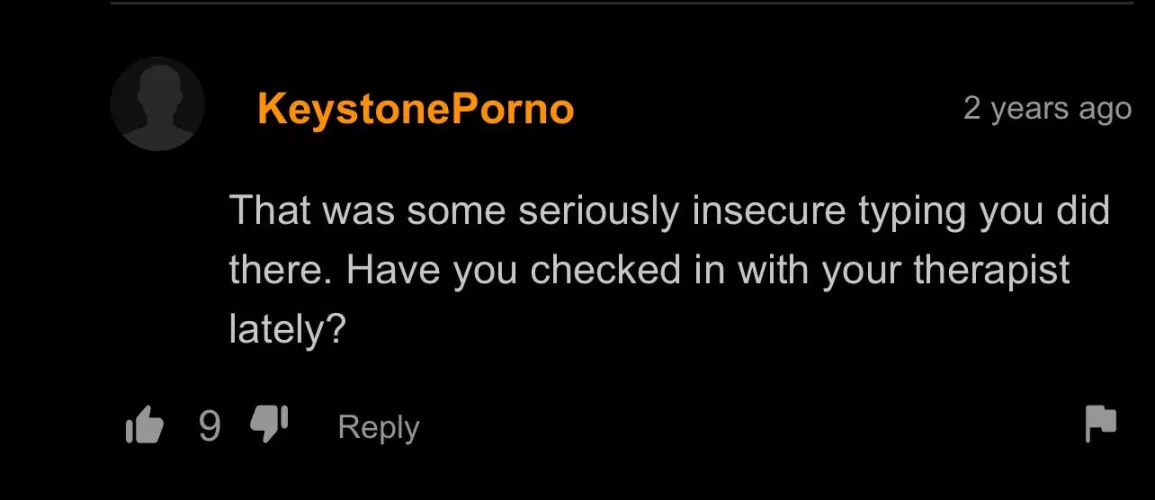 Well said, KeystonePorno