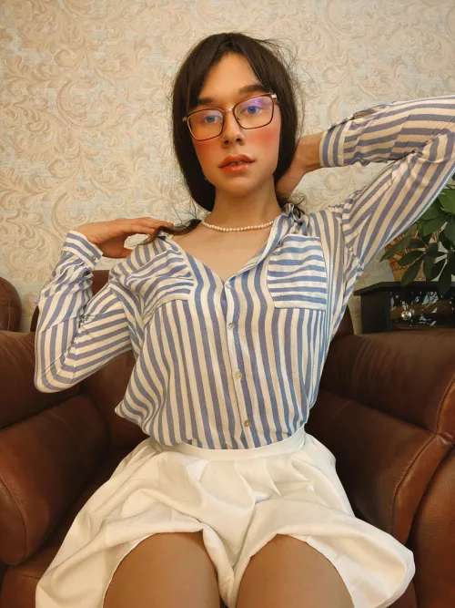 Went for the egirl look 😊👉👈