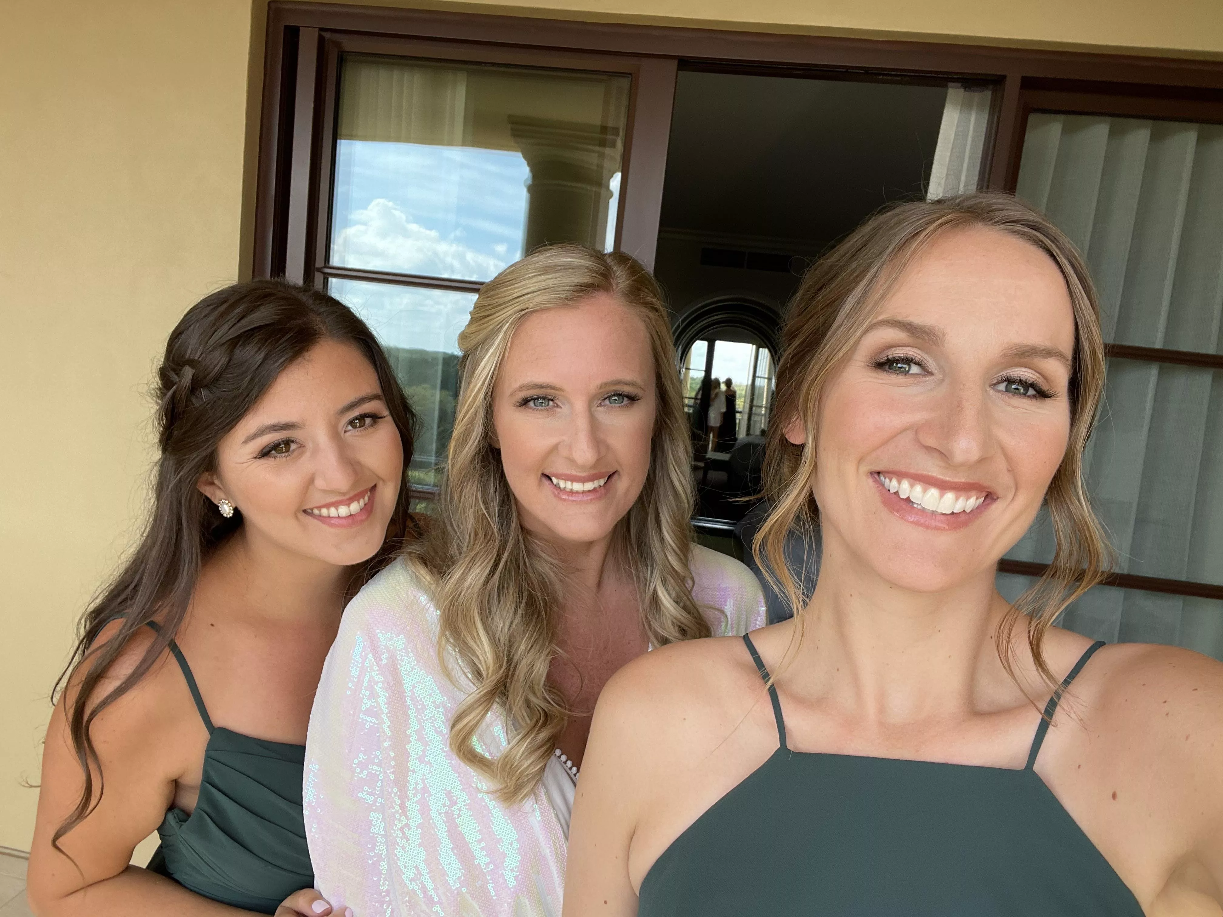 Which girl on wedding day?