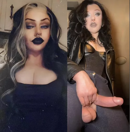 Who wants a goth girl with big full balls?