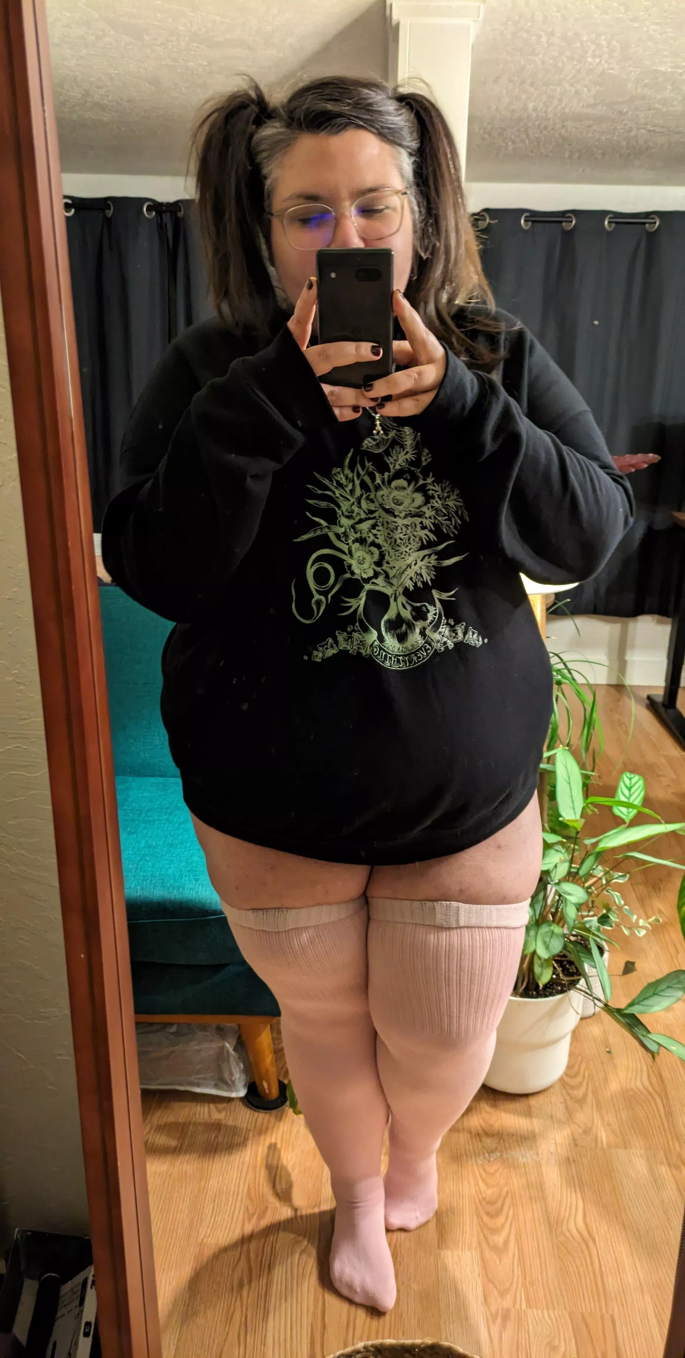 Who wants to use my pigtails like handlebars? 